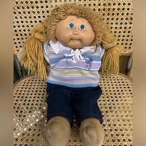 Vintage Cabbage Patch Doll with Blonde Hair